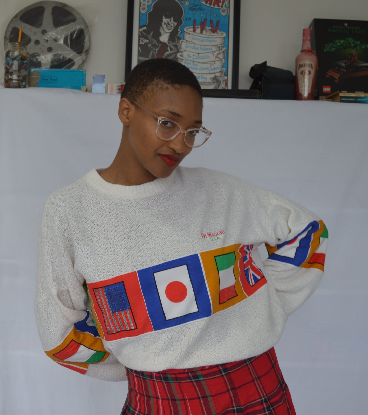White Flag Sweater DiMaggio