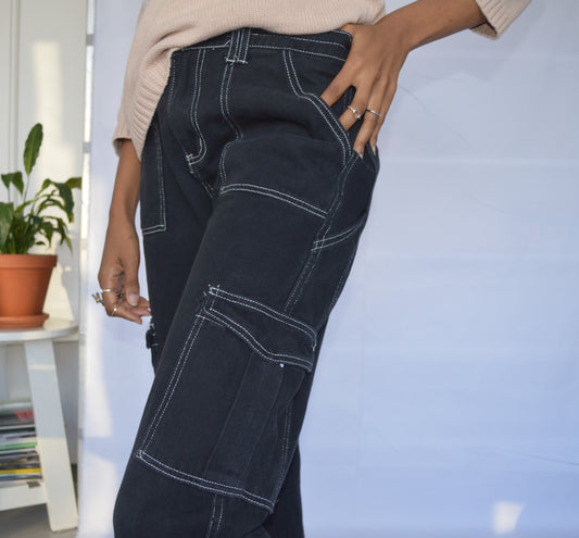 Black Cargo Pants