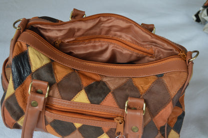 Patchwork Leather Bag