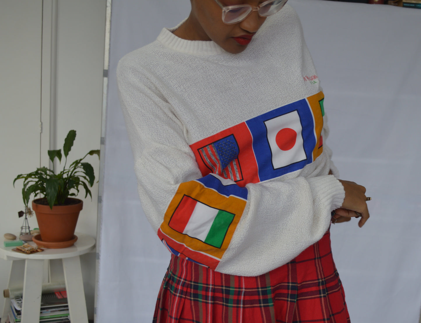 White Flag Sweater DiMaggio