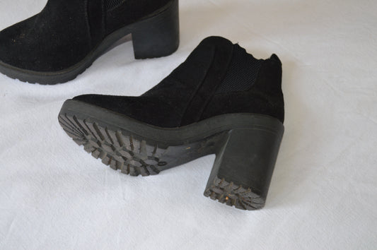 Block Heel Ankle Boots