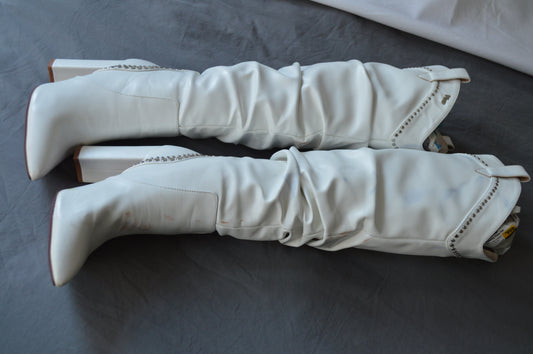 Knee High Block Heel Boots