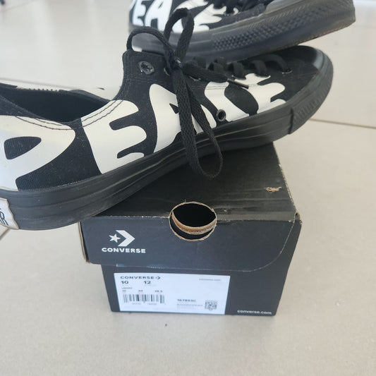 Converse Unisex Chuck Taylor All Star Peace Powered Lo Black/White